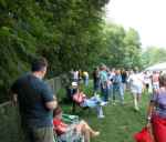 Relaxing in the shade