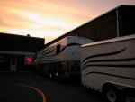Tourbus out back